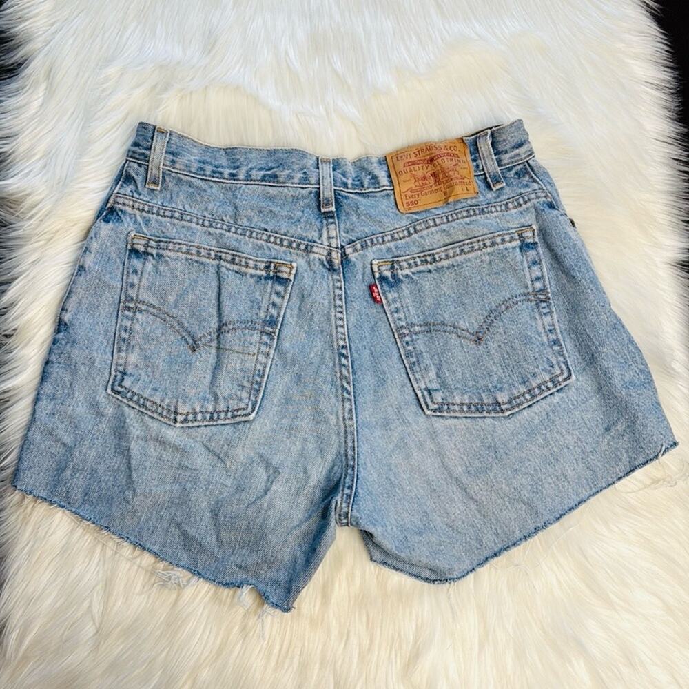 Levi's Rare Vintage 80’s 550 Relaxed Fit Cut Offs - Picture 7 of 8